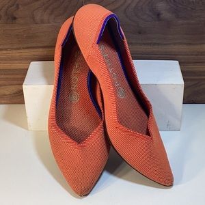 Rothy’s The Point Ballet Flat Rubber Sole Washable Shoes Woman’s 9 Gently Used